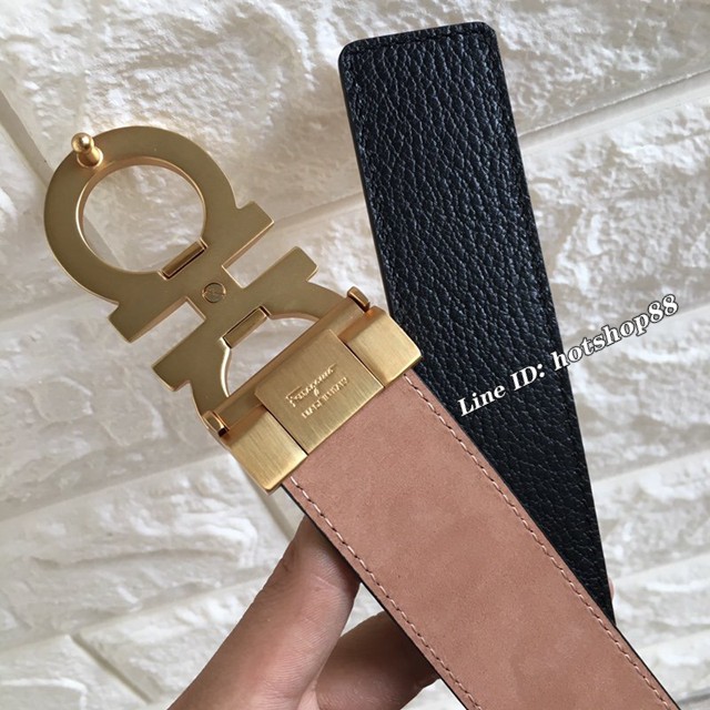 菲拉格慕男士皮帶 Ferragamo雙面牛皮腰帶  jjp1723